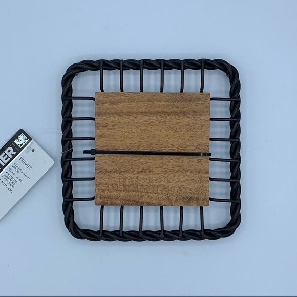 Sabatier Stained Hard Wood Trivet - Picture 7 of 8